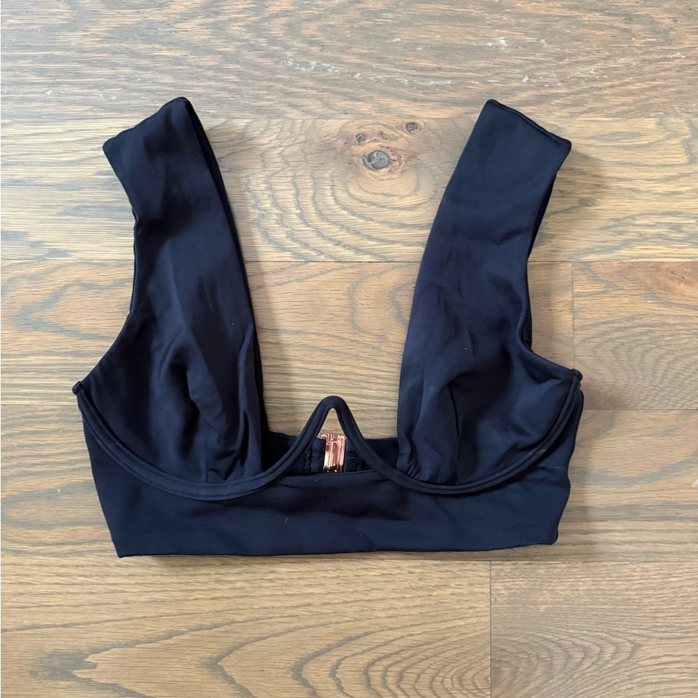 Kopper and Zink Black Swim Top